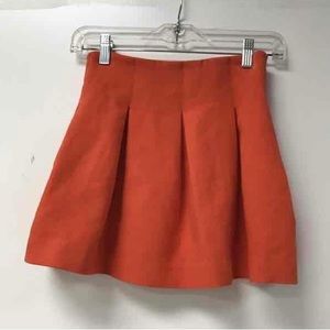 Pristine Milly Mini Girls' orange Milly Minis woven pleated skirt